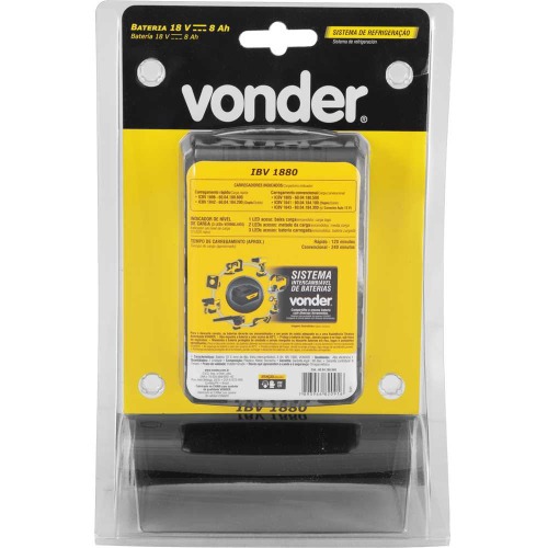 Bateria 18v 8Ah íons de lítio intercambiável- IBV 1880 Bateria 18v 8Ah íons de lítio intercambiável- IBV 1880