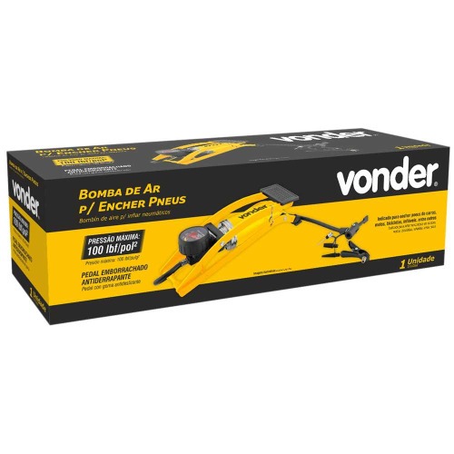 Bomba de ar para encher pneus com pedal Bomba de ar para encher pneus com pedal