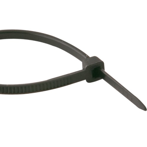 Abraçadeira de nylon preta 2,5 x 100 mm com 1.000 peças Abraçadeira de nylon preta 2,5 x 100 mm com 1.000 peças