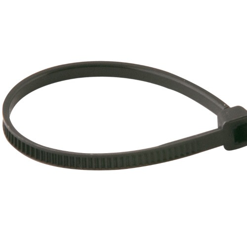 Abraçadeira de nylon preta 2,5 x 100 mm com 1.000 peças Abraçadeira de nylon preta 2,5 x 100 mm com 1.000 peças
