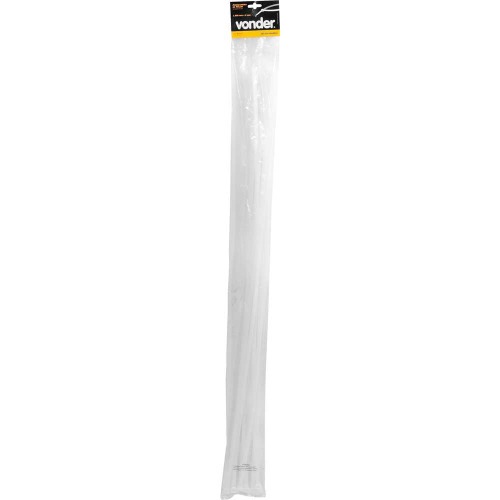 Abraçadeira de nylon 1000 x 9mm branca com 10 peças Abraçadeira de nylon 1000 x 9mm branca com 10 peças