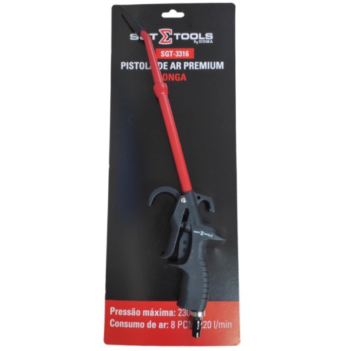 Pistola de ar para limpeza premium curta 300 mm - SGT-3316