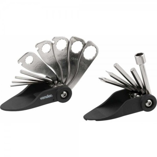 Jogo de ferramentas para bicicleta com 17 pe�as