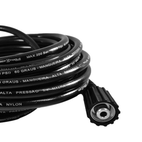 Mangueira para lavadora de alta pressão M22/14 X M22/14 com 10 metros - 0761035015f Mangueira para lavadora de alta pressão M22/14 X M22/14 com 10 metros - 0761035015f