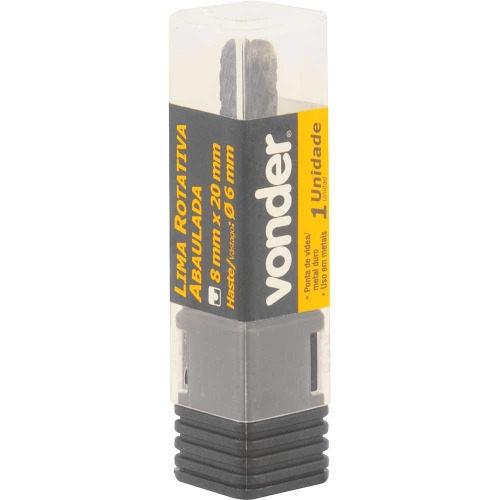 Lima rotativa abaulada 8 x 20 mm - LC008 Lima rotativa abaulada 8 x 20 mm - LC008