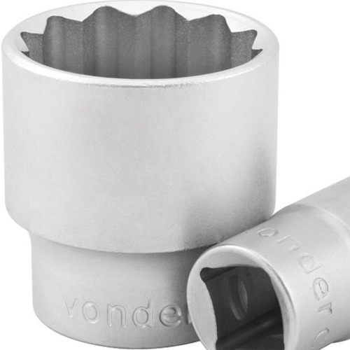 Soquete estriado 24 mm encaixe 1/2 Soquete estriado 24 mm encaixe 1/2