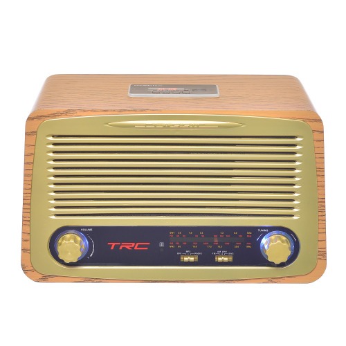 Caixa de som portátil retrô 35W RMS com Bluetooth Radio AM/FM - TRC 212 110V/220V Caixa de som portátil retrô 35W RMS com Bluetooth Radio AM/FM - TRC 212 110V/220V