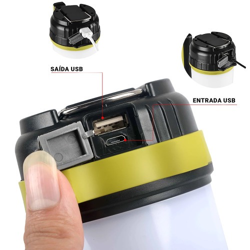 Lanterna holofote Led recarregável T6 - Explorer Delta Lanterna holofote Led recarregável T6 - Explorer Delta