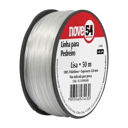 Linha lisa para pedreiro com 50 metros
