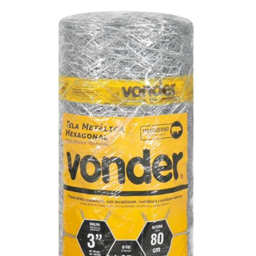 Tela met�lica hexagonal malha 3