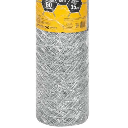 Tela met�lica hexagonal malha 3