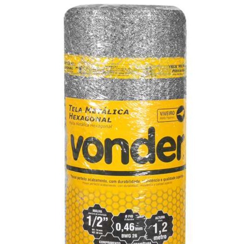 Tela metálica hexagonal para viveiro malha 1/2 Tela metálica hexagonal para viveiro malha 1/2
