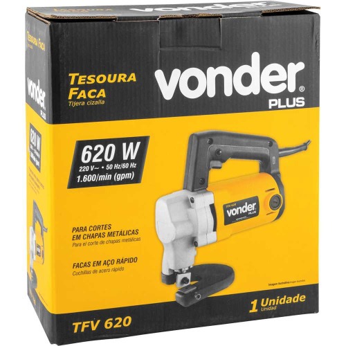 Tesoura elétrica para chapas tipo faca 620 watts - TFV 620 220V Tesoura elétrica para chapas tipo faca 620 watts - TFV 620 220V