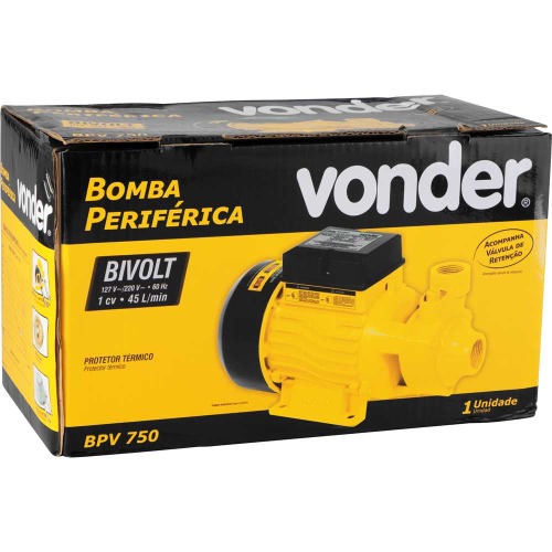 Motobomba periférica 1 cv - BPV750 110V/220V Motobomba periférica 1 cv - BPV750 110V/220V