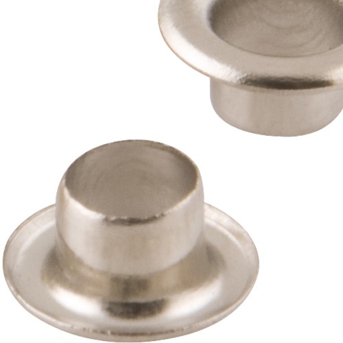 Ilh�s met�lico cromado pacote com 100 pe�as - 36.62.145.502