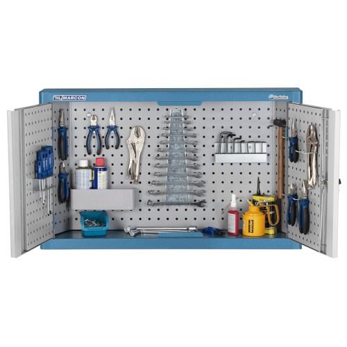 Arm�rio porta ferramentas com chapa perfurada e portas de a�o - AM-9
