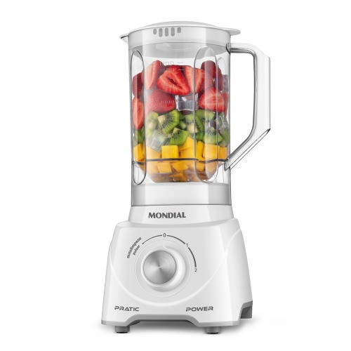 Liquidificador 2 velocidades 550W Pratic Power - L-97-W 110V Liquidificador 2 velocidades 550W Pratic Power - L-97-W 110V