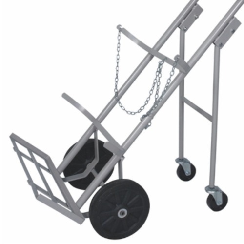 Carro para transporte de oxigênio e acetileno para 2 cilindros roda maciça - TM-75 Carro para transporte de oxigênio e acetileno para 2 cilindros roda maciça - TM-75