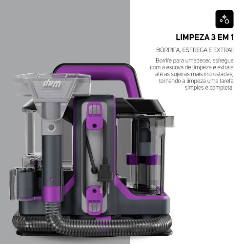 Extratora de carpete port�til 1,1L 1450W - Spot Cleaner W3  220V