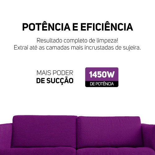 Extratora de carpete port�til 1,1L 1450W - Spot Cleaner W3  220V