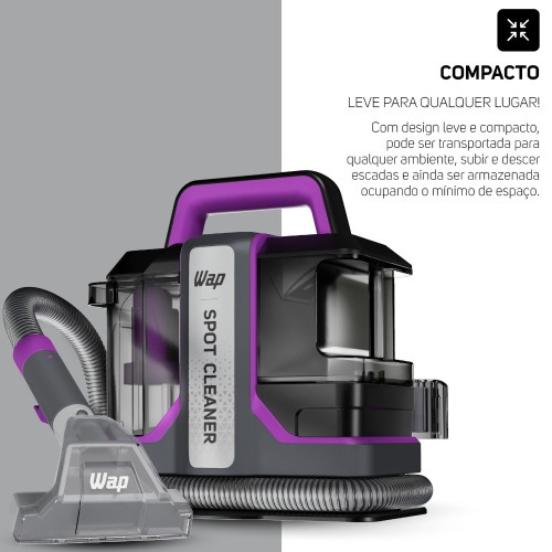 Extratora de carpete port�til 1,1L 1450W - Spot Cleaner W3  220V
