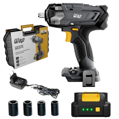 Chave de impacto a bateria 21V encaixe 1/2 Chave de impacto a bateria 21V encaixe 1/2