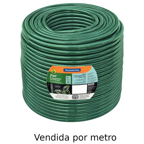 Mangueira refor�ada flex�vel para jardim 1/2