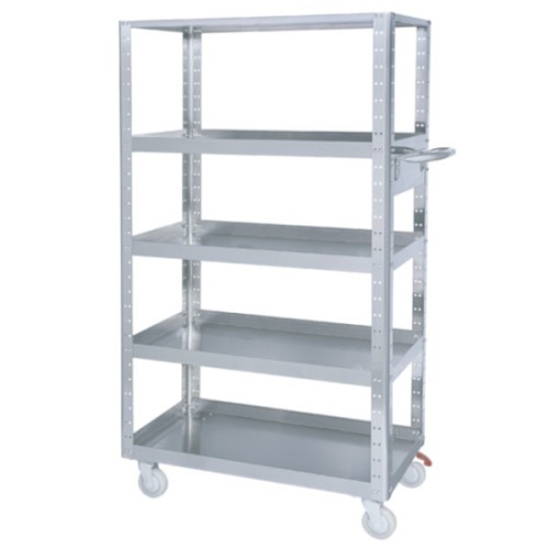 Estante em inox desmontável com 5 prateleiras 885 x 485 x 1630 mm Estante em inox desmontável com 5 prateleiras 885 x 485 x 1630 mm