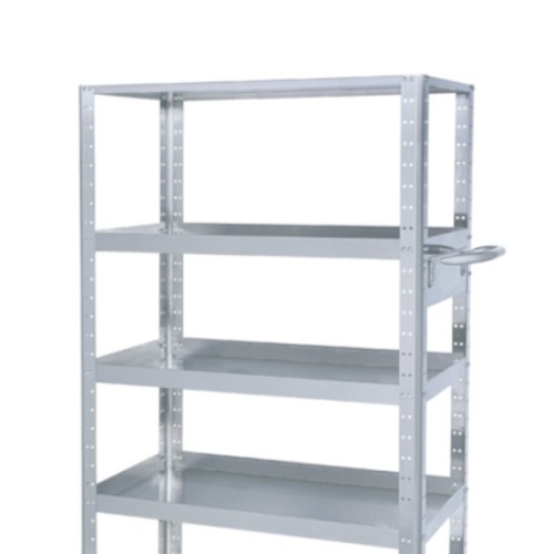 Estante em inox desmontável com 5 prateleiras 885 x 485 x 1630 mm Estante em inox desmontável com 5 prateleiras 885 x 485 x 1630 mm