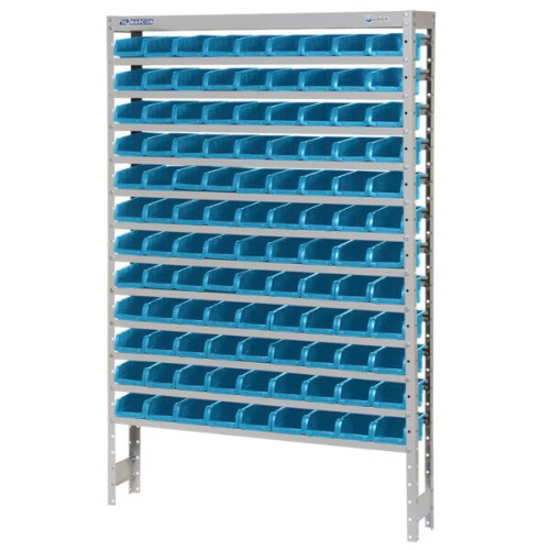 Estante metálica com 108 gavetas n° 3 azul - EM108/3A Estante metálica com 108 gavetas n° 3 azul - EM108/3A