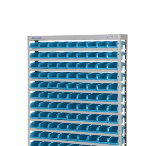 Estante metálica com 108 gavetas n° 3 azul - EM108/3A Estante metálica com 108 gavetas n° 3 azul - EM108/3A