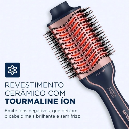 Escova secadora infrared 1200W 3 em 1 - ES-01-IR  110V/220V