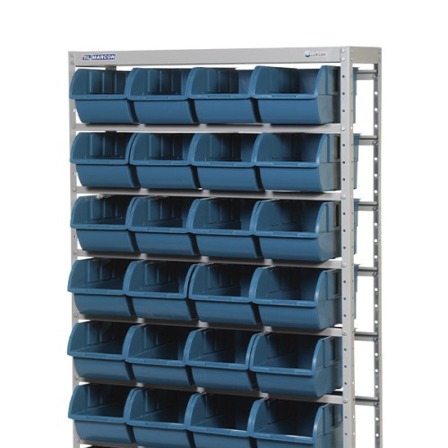 Estante met�lica com 28 gavetas n� 7 azul EM28/7A 