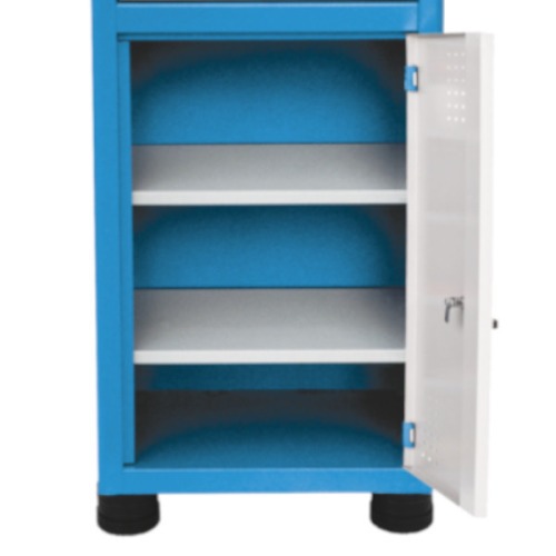 Gabinete para ferramentas com 1 gaveta e 2 prateleiras reguláveis - GT-1 Gabinete para ferramentas com 1 gaveta e 2 prateleiras reguláveis - GT-1