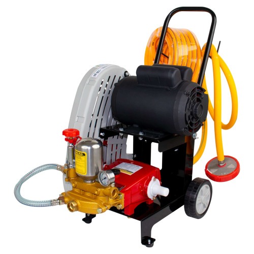 Lavadora de alta vaz�o m�dia press�o 550 libras 3 hp com mangueira - EL-4000V3  110V/220V