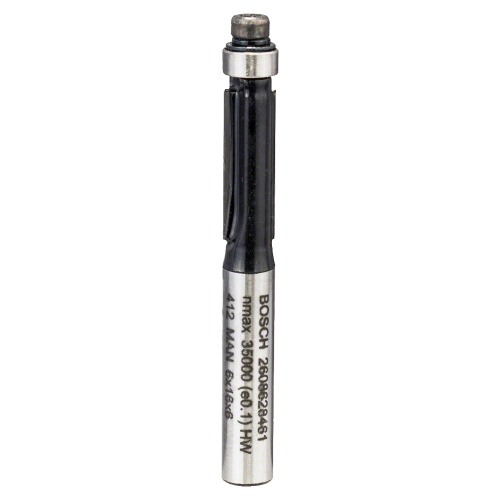 Fresa paralela com rolamento 6,3 mm haste de 6 mm 