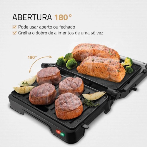Sanduicheira Grill antiaderente 1000W Press duo 180-PG -01-180 220V Sanduicheira Grill antiaderente 1000W Press duo 180-PG -01-180 220V