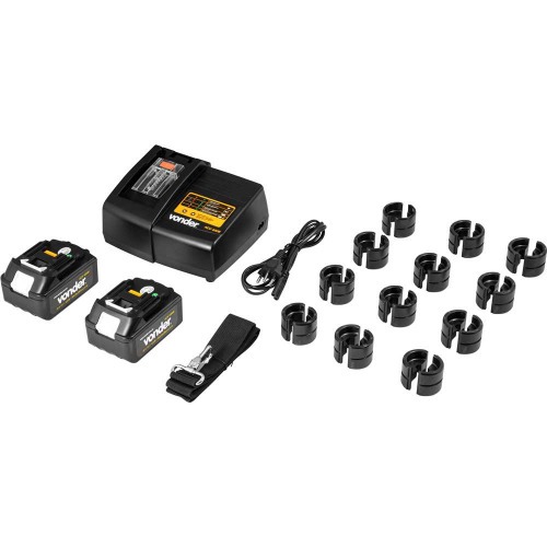Alicate crimpador hidráulico a bateria 18V com 2 baterias e acessórios - ACV 400B 110V/220V Alicate crimpador hidráulico a bateria 18V com 2 baterias e acessórios - ACV 400B 110V/220V