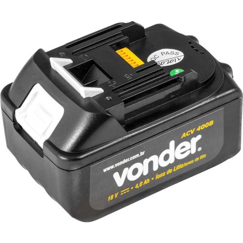 Alicate crimpador hidráulico a bateria 18V com 2 baterias e acessórios - ACV 400B 110V/220V Alicate crimpador hidráulico a bateria 18V com 2 baterias e acessórios - ACV 400B 110V/220V