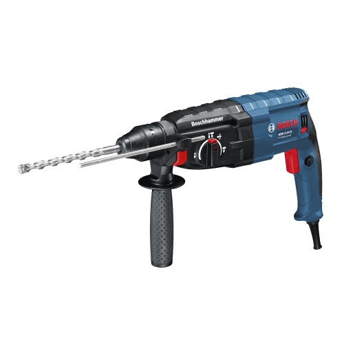 Martelete Perfurador e Rompedor 820W 2,7 joules Sds Plus com nÍvel de alumínio - GBH2-24D 110V Martelete Perfurador e Rompedor 820W 2,7 joules Sds Plus com nÍvel de alumínio - GBH2-24D 110V