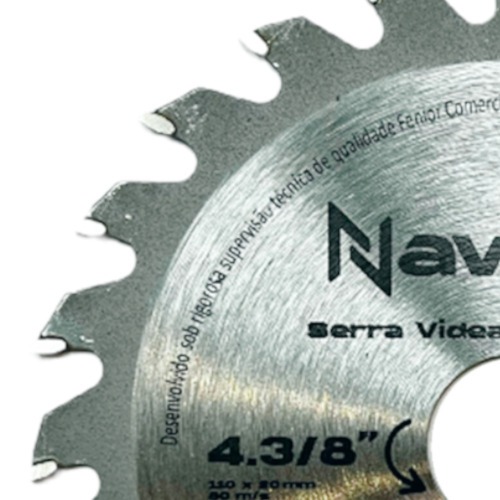 Disco de serra para madeira 110 x 20 mm 24 dentes - 06059
