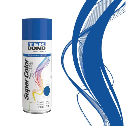 Tinta spray para uso geral 350 ml - Super color