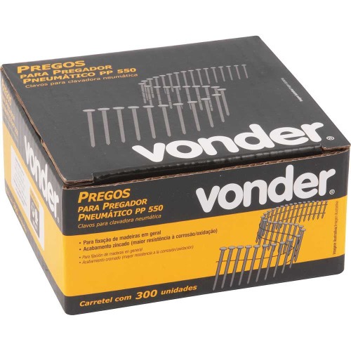 Prego anelado 2,1 x 50 mm carretel com 300 pe�as para o pregador PP 550