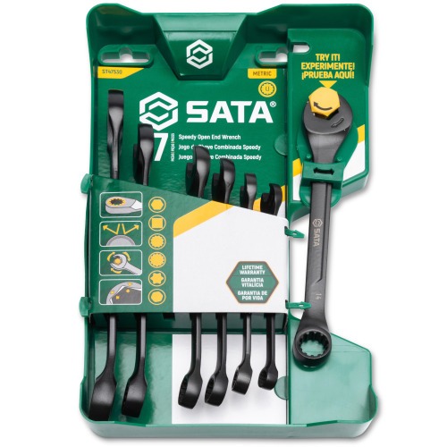 Jogo de chave combinada 8 a 17 mm multiencaixe 7 pe�as - Speedy X6