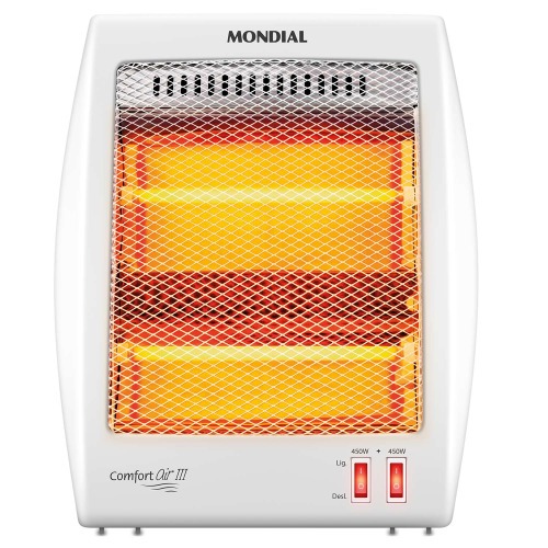 Aquecedor elétrico 900W 2 em 1 quartzo Confort III - A-16 110V Aquecedor elétrico 900W 2 em 1 quartzo Confort III - A-16 110V