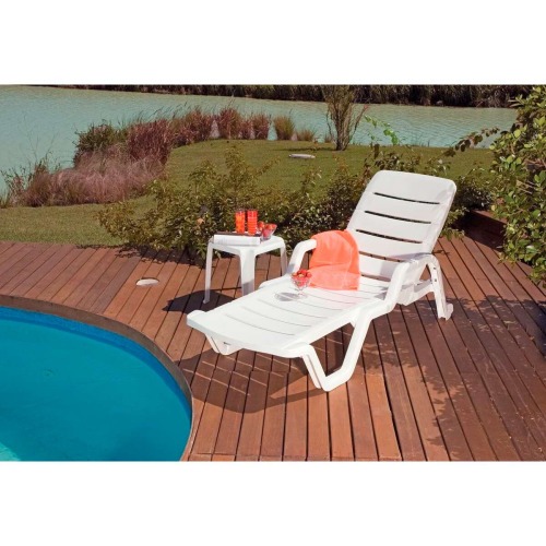 Espregui�adeira em polipropileno 4 posi��es branca - Leblon