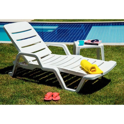 Espregui�adeira em polipropileno 4 posi��es branca - Leblon