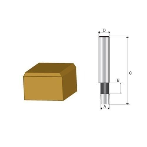 Fresa combinada 1/4