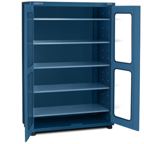 Armário para ferramentas com 5 prateleiras e portas de vidro - AM-1001 Armário para ferramentas com 5 prateleiras e portas de vidro - AM-1001