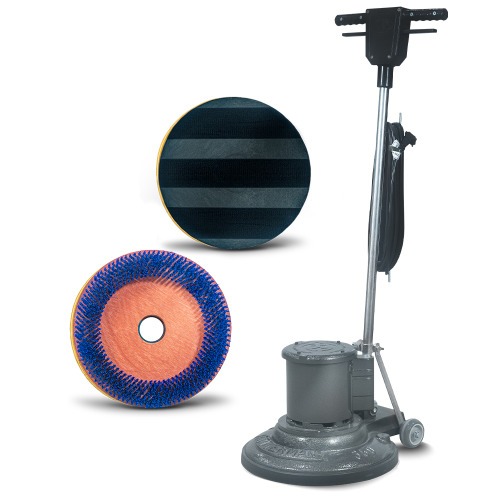 Enceradeira industrial 1/2 hp 350 mm com escova de nylon e suporte - CL350 PLUS   220V